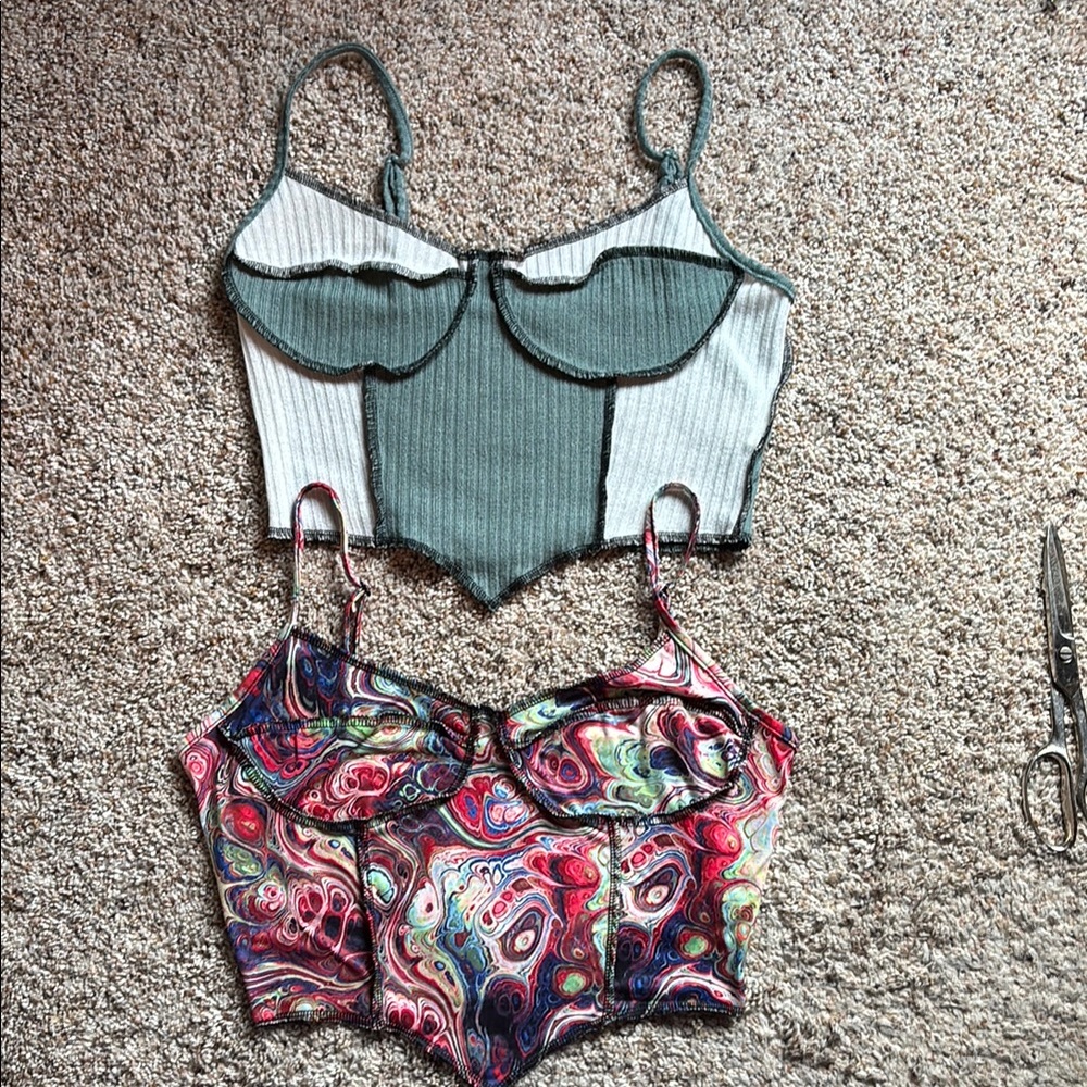 2 SHEIN  Bustier Camisole Tops